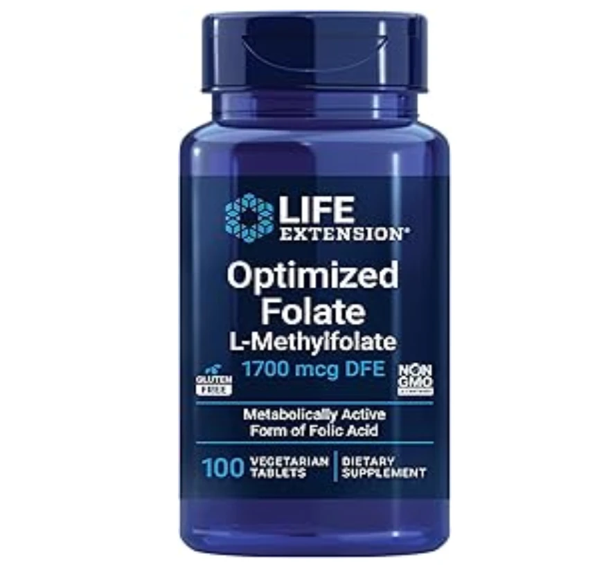 Farmacia París - Optimized folate 1700 mcg dfe 100 veg tablets Life ...