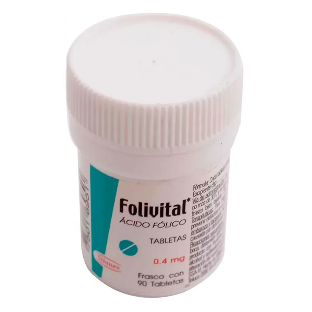 Farmacia París - Folivital 0.4 Mg Blist 30 Tabletas