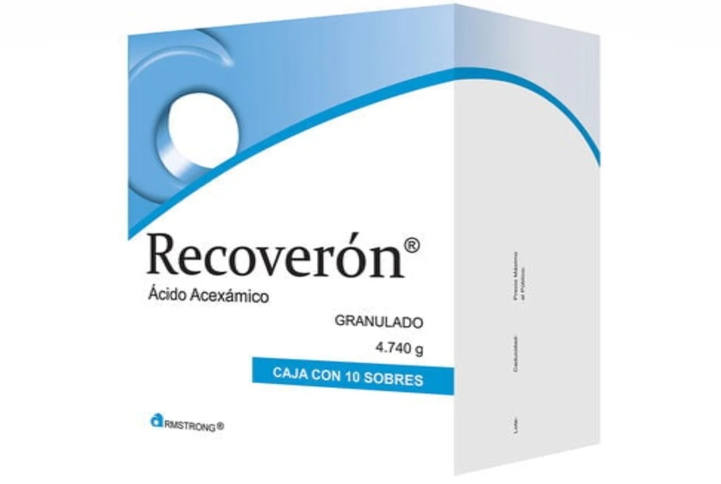 Recoveron Farmacia París - Recoveron granulado 4.740 g sb10 acido acexamico