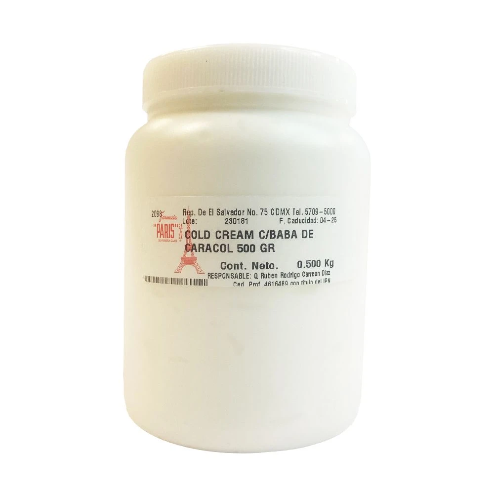Baba Cold Farmacia París - Cold Cream C Baba De Caracol 500 G