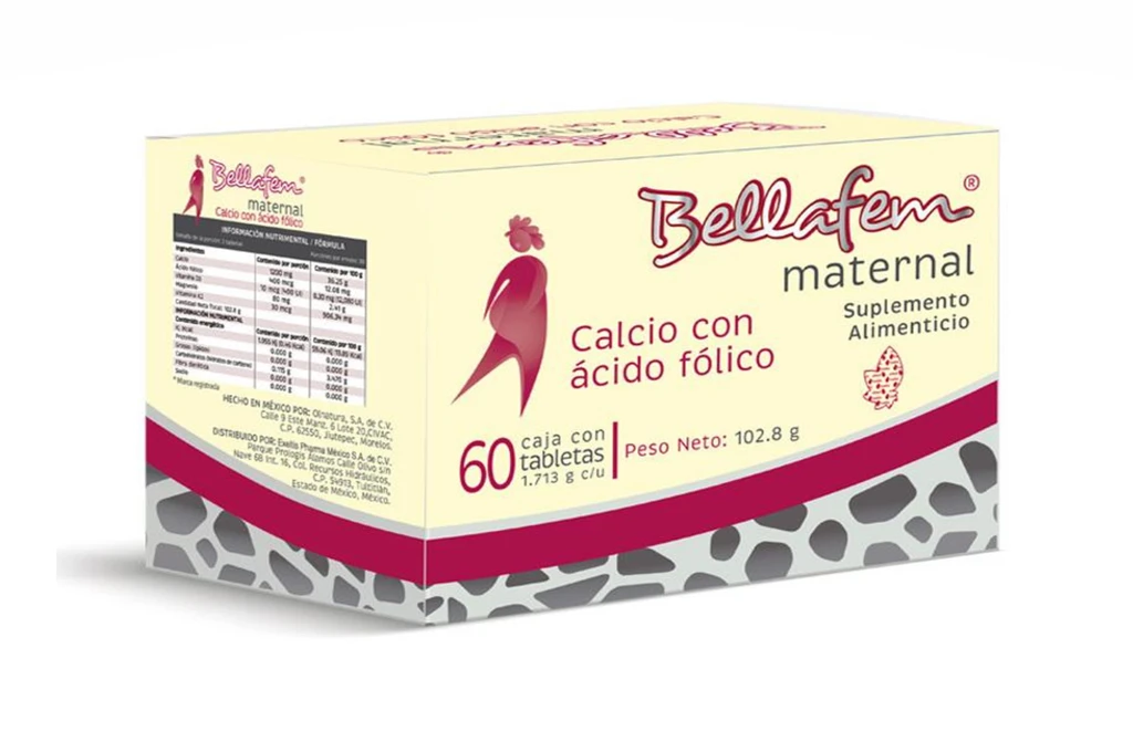 Farmacia París - Bellafem Maternal Sup Alim 60 Tab