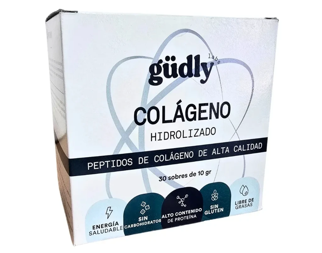 Farmacia París - Colageno hidrolizado caja con 30 sobres 10 grs Gudly