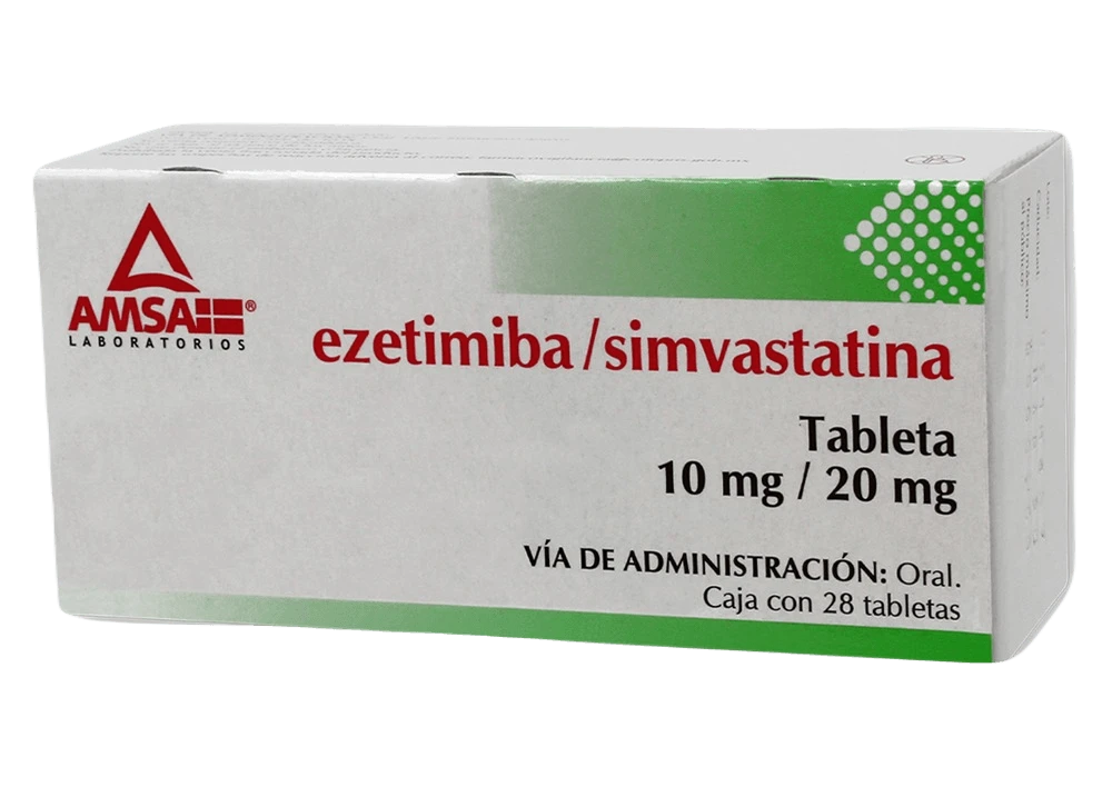 Farmacia París - Ezetim/Simvas 10/20Mg 28 Tab Lgen